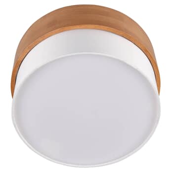 Stropní svítidlo SEASONS bílá/přírodní, průměr 30 cm 4