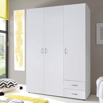 Šatní skříň SEBA 3 bílá 1