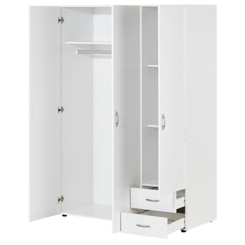 Šatní skříň SEBA 3 bílá 2