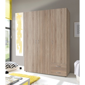 Šatní skříň SEBA 3 dub sonoma 1