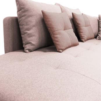 Pohovka/Divan SELAVI pravá, růžová 6