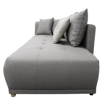 Pohovka/Divan SELAVI levá, světle šedá 4