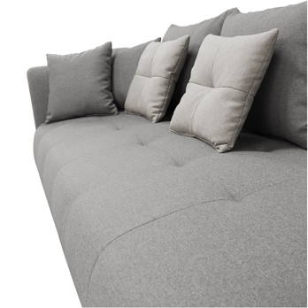 Pohovka/Divan SELAVI levá, světle šedá 6