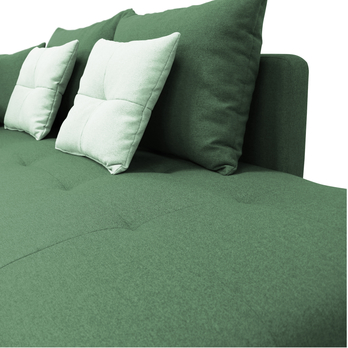 Pohovka/Divan SELAVI levá, zelená 6