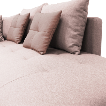 Pohovka/Divan SELAVI levá, růžová 6