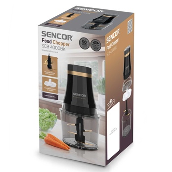 Sekáček potravin SENCOR SCB 4000BK černá, objem 500 ml 12