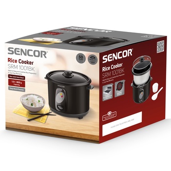 Rýžovar SENCOR SRM 1001BK černá, objel 1 l 10