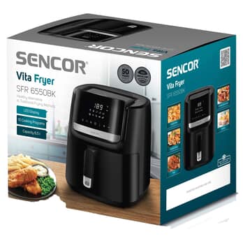 Horkovzdušná fritéza SENCOR černá 9