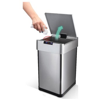 Bezdotykový odpadkový koš SENSOR LAMART nerez, 30 l 2