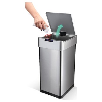 Bezdotykový odpadkový koš SENSOR LAMART nerez, 40 l 2
