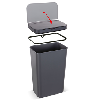Odpadkový koš SENSOR šedá 2