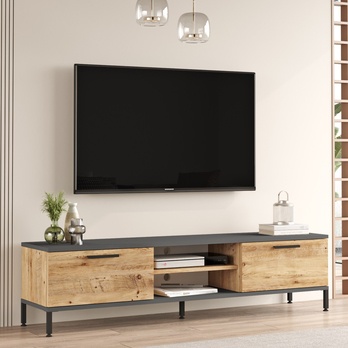 TV komoda SESMO borovice atlantic/antracitová 3