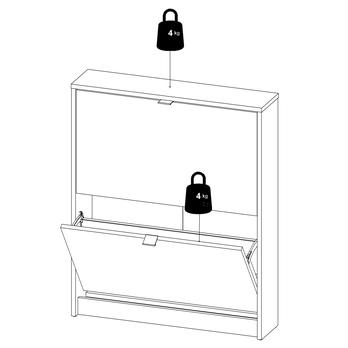 Botník SEVERNE 1 černá matná 10
