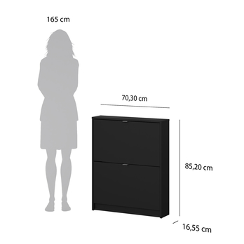 Botník SEVERNE 1 černá matná 11