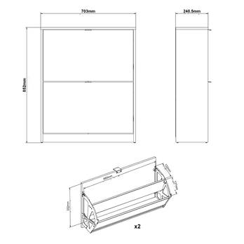 Botník SEVERNE 4 černá matná 9