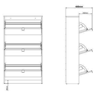 Botník SEVERNE 5 černá matná 10