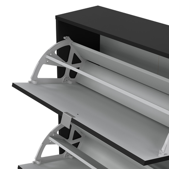 Botník SEVERNE 6 černá matná 6