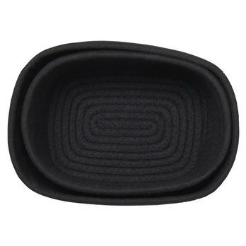 Set košíků SHAY černá, 2 ks 3