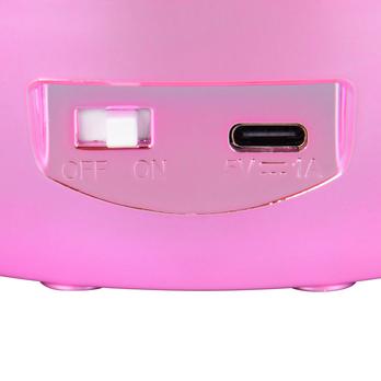 Dekorační stolní lampa SHELLY růžová 11