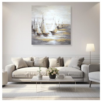 Obraz SHIPS 100x100 cm, vícebarevná 1