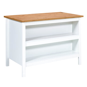 Kuchyňský ostrůvek SICILIA 1 bílá/dub artisan 5