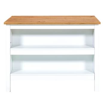 Kuchyňský ostrůvek SICILIA 2 bílá/dub artisan 4