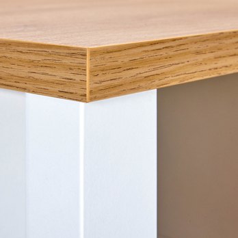 Skříň na troubu a lednici SICILIA bílá/dub artisan 8