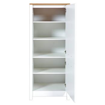 Skříň na lednici SICILIA bílá/dub artisan 2