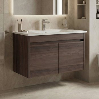 Umyvadlová skříňka SIDE 8 tmavý ořech 1