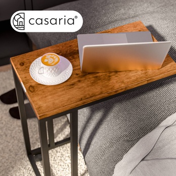 Přístavný stolek SIDE přírodní/černá 1