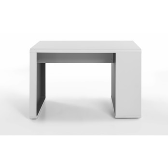 Psací stůl SIDON bílá/antracit 4