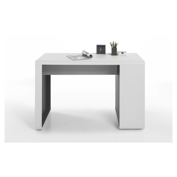 Psací stůl SIDON bílá/antracit 5