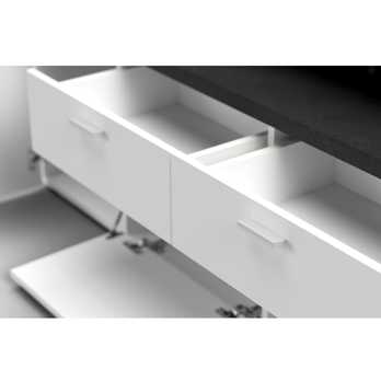 TV komoda SIKA matera/bílá 5