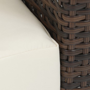 Zahradní sedací souprava SIMEON hnědá/béžová 11