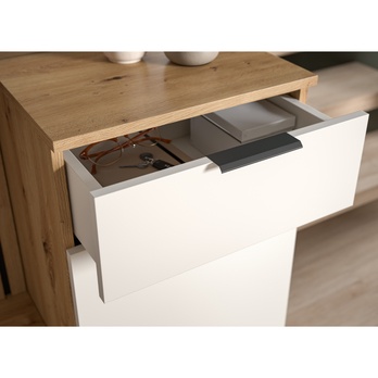 Předsíňová sestava SIMPLE bílá/dub artisan 9