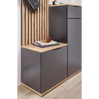 Předsíňová sestava SIMPLE šedá/dub artisan 8