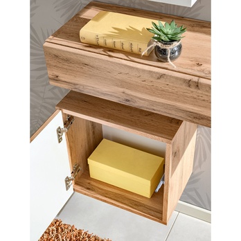 Závěsná skříňka  SIMPLE dub wotan 1