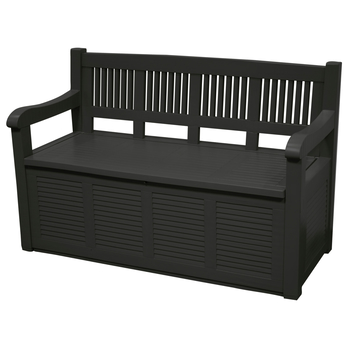 Zahradní lavice SIMPLY tmavě šedá 1