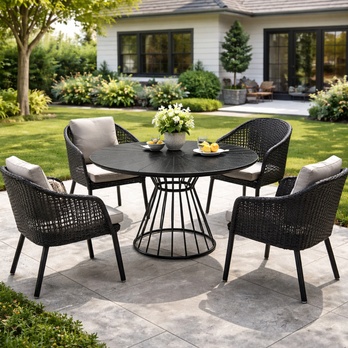 Zahradní stůl SINDY černá 1