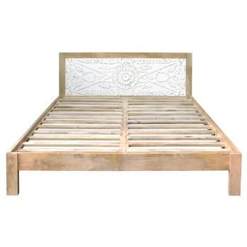 Postel s roštem SITAK mango/bílá, 160x200 cm 1