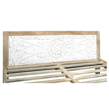 Postel s roštem SITAK mango/bílá, 160x200 cm 2