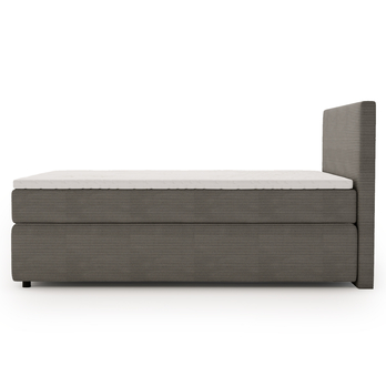 Postel s matrací a topperem SLEEP NEW šedá, 160x200 cm 3