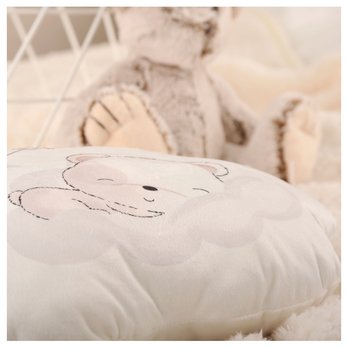 Polštář SLEEPING LITTLE BEAR bílá, 36x25 cm 4