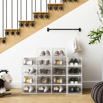 Sada úložných boxů SLOT průhledná, 18 ks 1