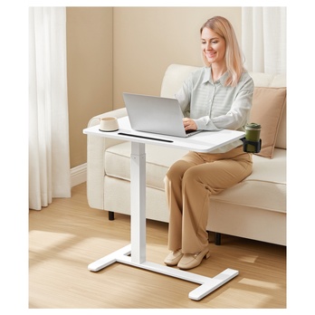 Mobilní pracovní stůl SLOT bílá 1