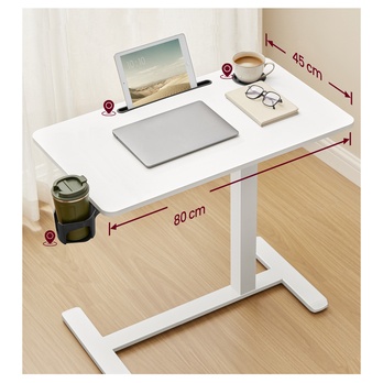 Mobilní pracovní stůl SLOT bílá 4