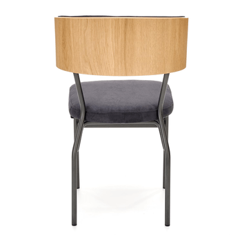 Jídelní židle SMORT dub/černá 5