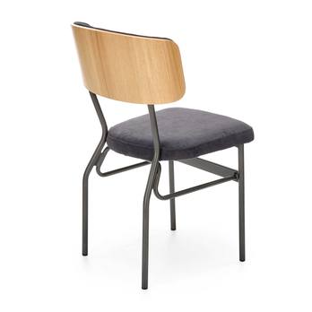 Jídelní židle SMORT dub/černá 4