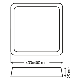 Stropní svítidlo SOFI černá, šířka 40 cm 10
