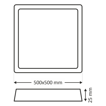 Stropní svítidlo SOFI černá, šířka 50 cm 10